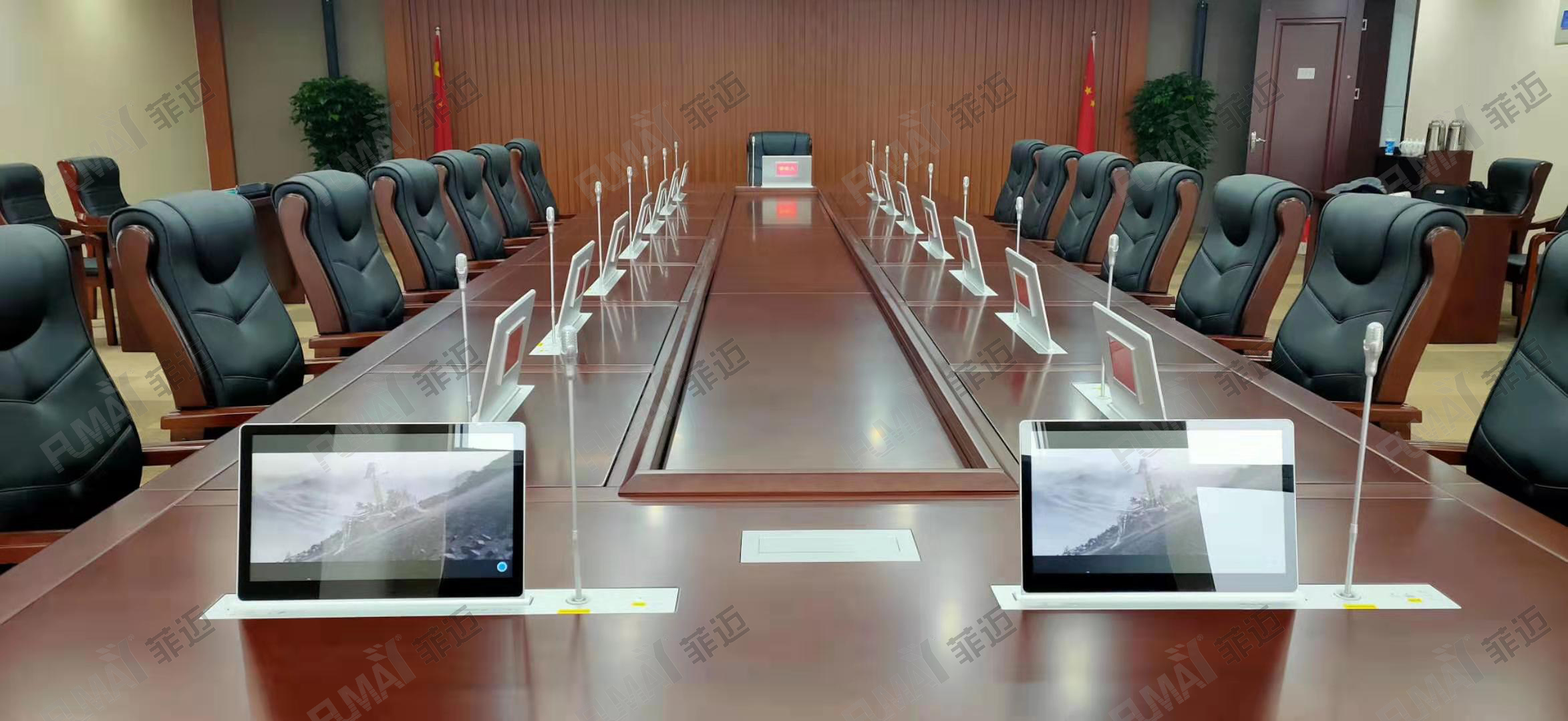 濟南某人民法院（無紙化會議系統(tǒng)+17.3寸超薄升降器）
